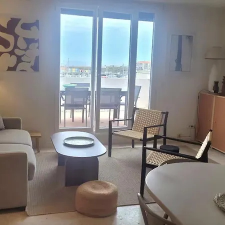 Appartement T3 Port-barcarès Panorama Mer&terrasse
